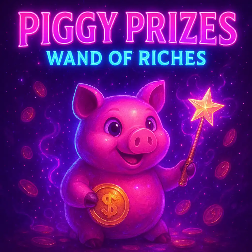Piggy Prizes Wand of Riches — online slot at Akibawin Casino